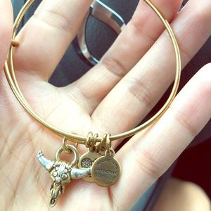 Bull charm bracelet
